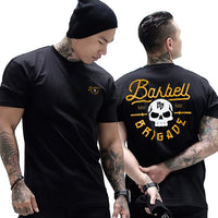 Men’s Moisture-Wicking Performance T-Shirt Black Skull Edition